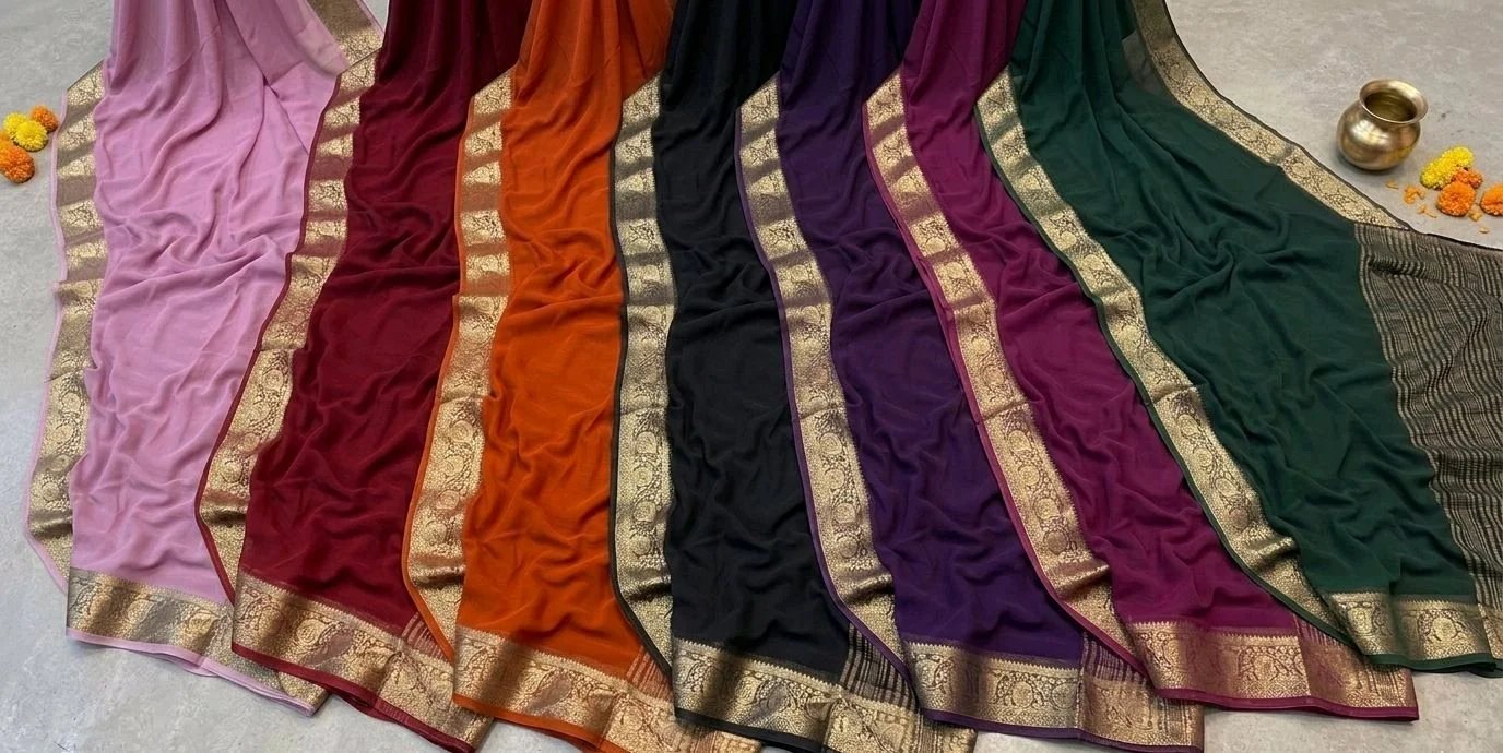 Pure Chiffon Saree 2