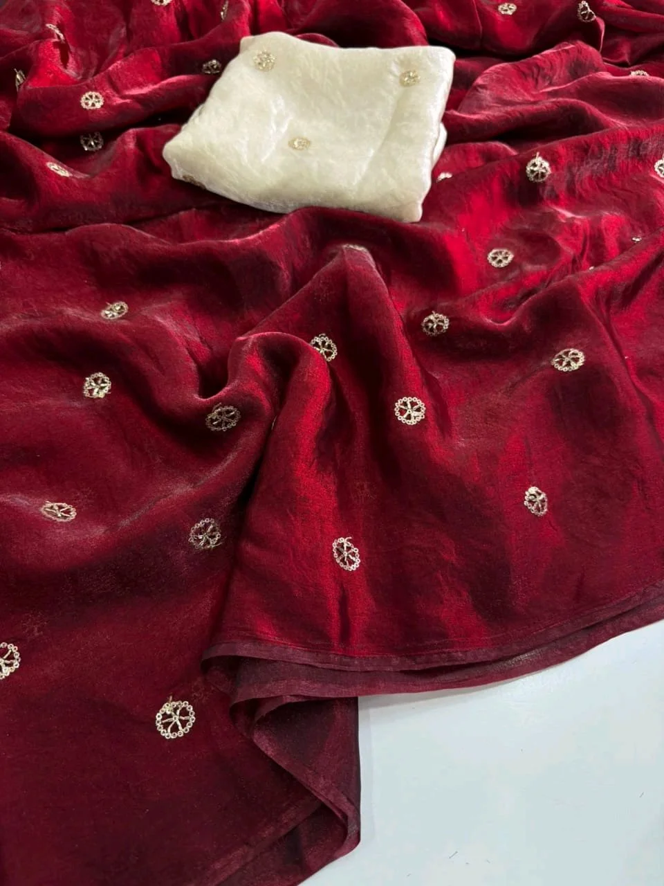 Space Sattin Sarees 4
