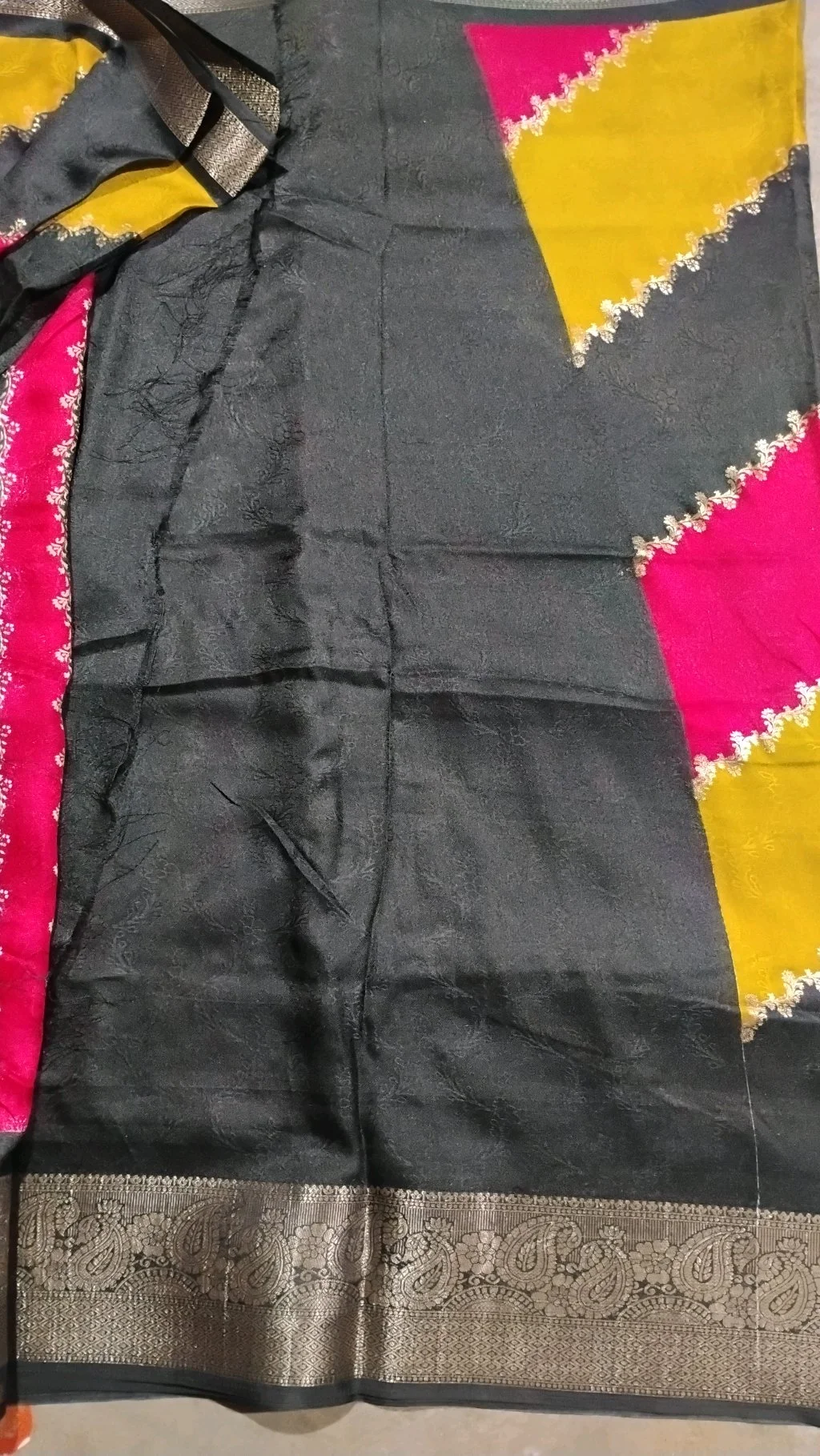Pure Marshmallow Saree,Rank Kat Design 3