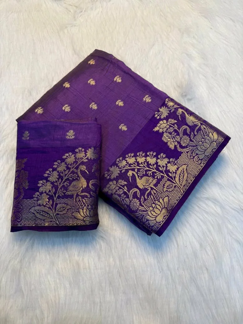 Soft Tusser Silk Saree 4