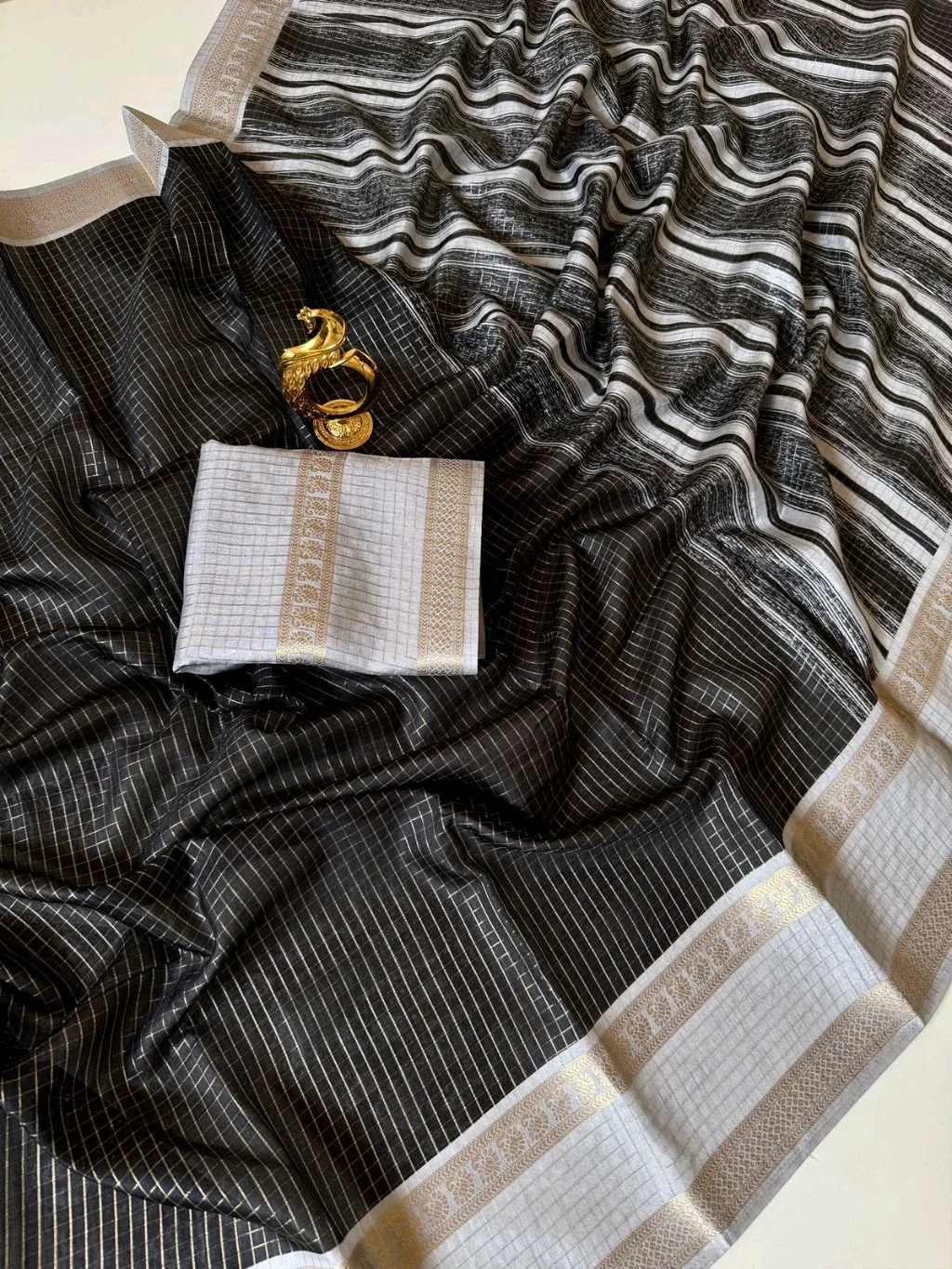 Pure Tusser Saree 10