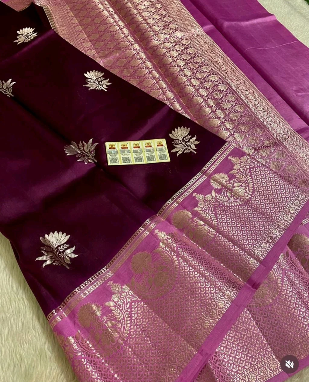 Katan Raw Mango Silk Saree 7