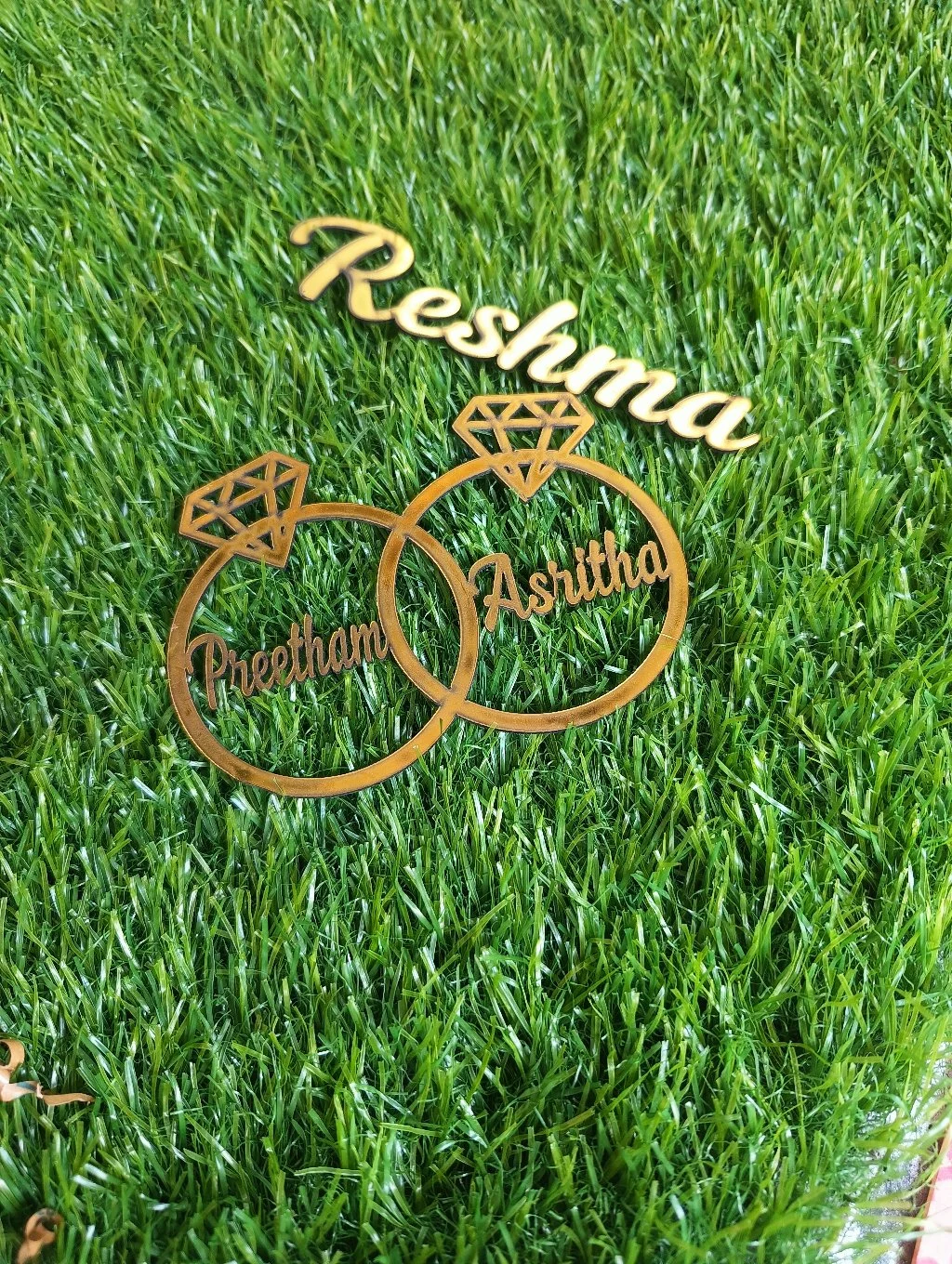 Customized Golden Acrylic Nameplate thumbnail 2