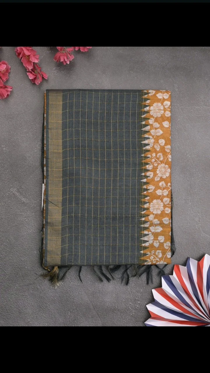 Tussur Fancy sarees 9