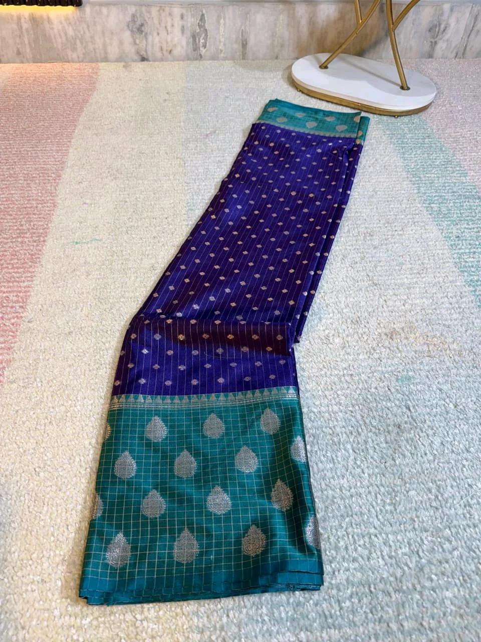 Kanchi Pattu Soft Banarasi Saree thumbnail 4