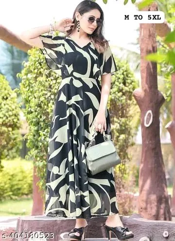 Floral Printed Maxi Dresses thumbnail 10
