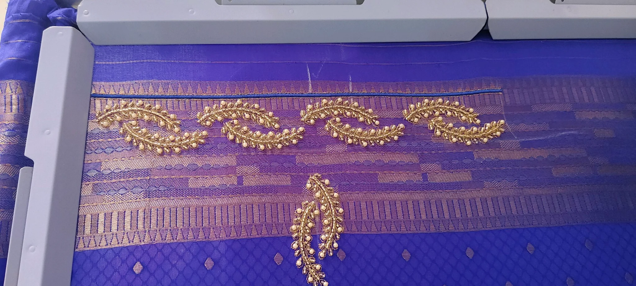 Simple Computer Maggam Work Design..... thumbnail 2