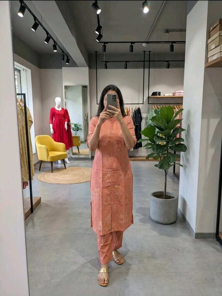 Floral Print Kurta Set with Pants thumbnail 9