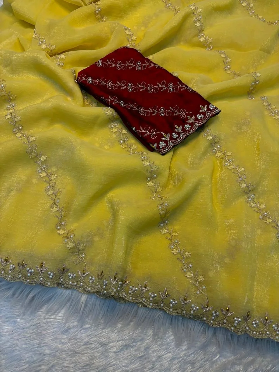 Soft Crunchy Saree 5