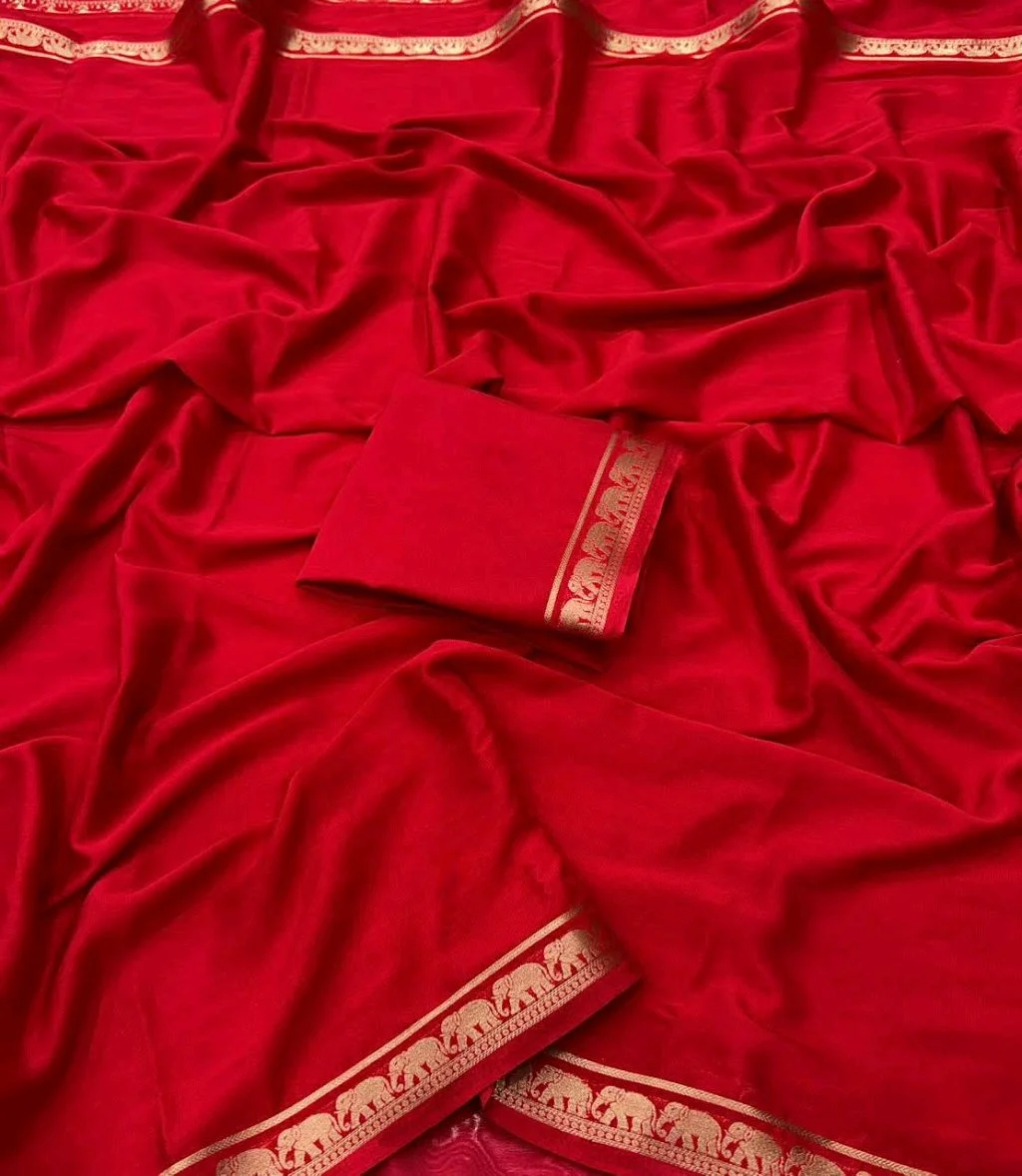Mysore Crepe Saree 4