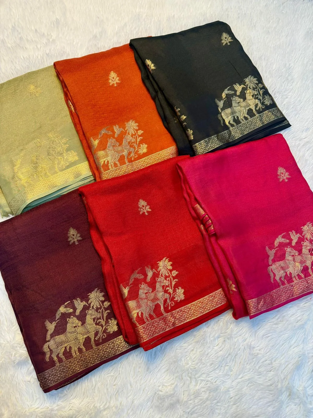 Pure VISCOSE Kadhi silk Horse 10