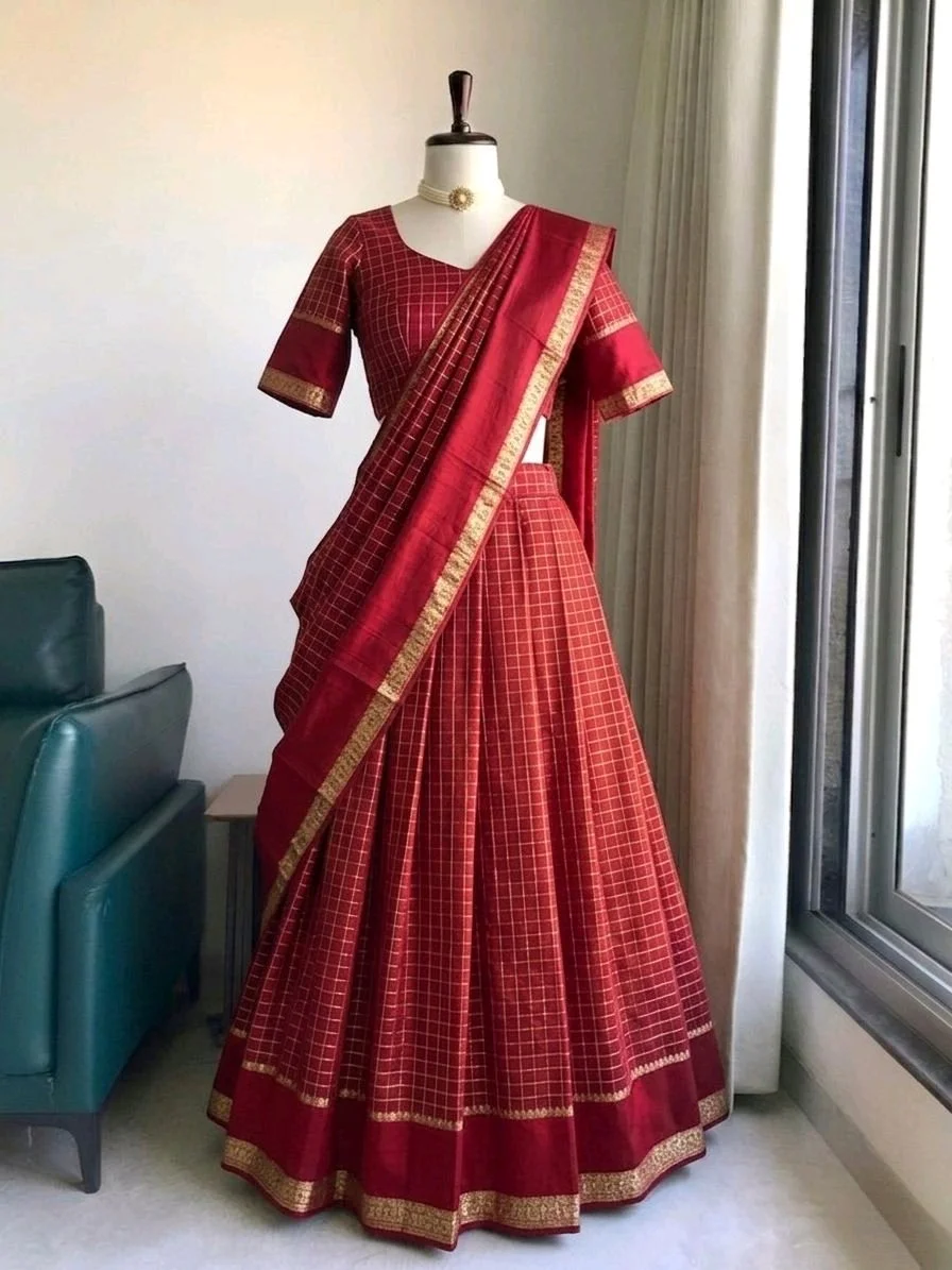 Pure Viscose Georgette Lehenga Choli Set thumbnail 6
