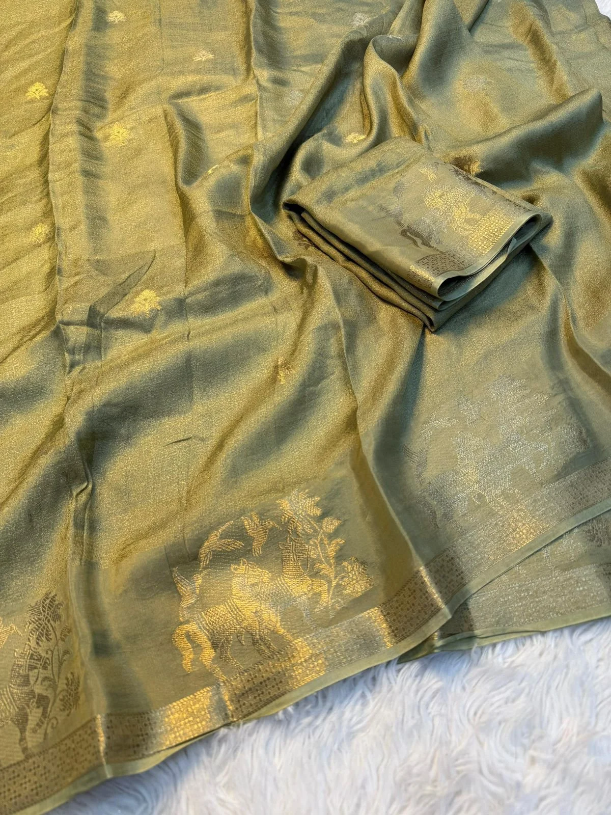 Pure VISCOSE Kadhi silk Horse 5