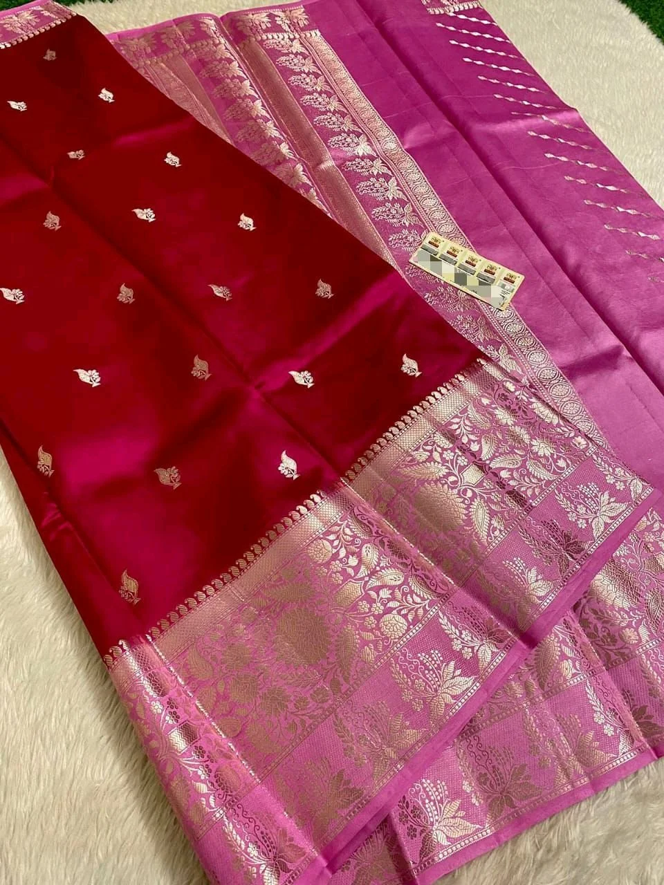 KATAN RAW MANGO SAREES thumbnail 5