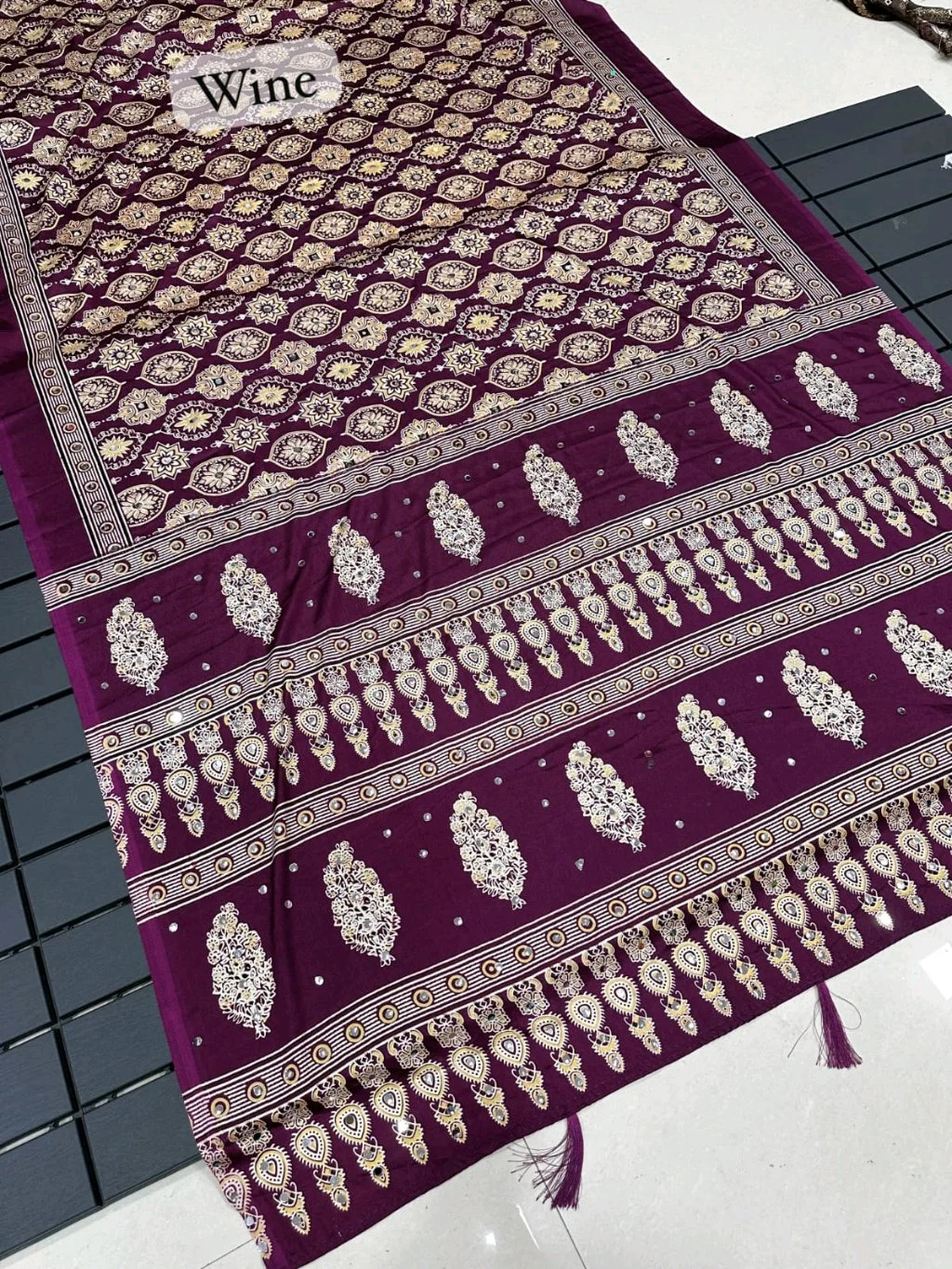 Ajarkh Print Sarees 7