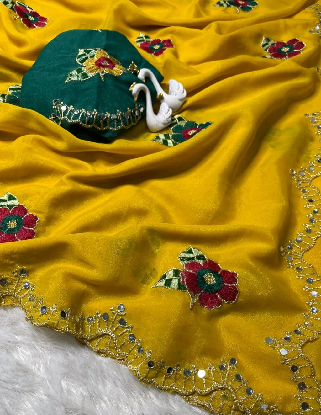 Soft Rangoli Saree 3