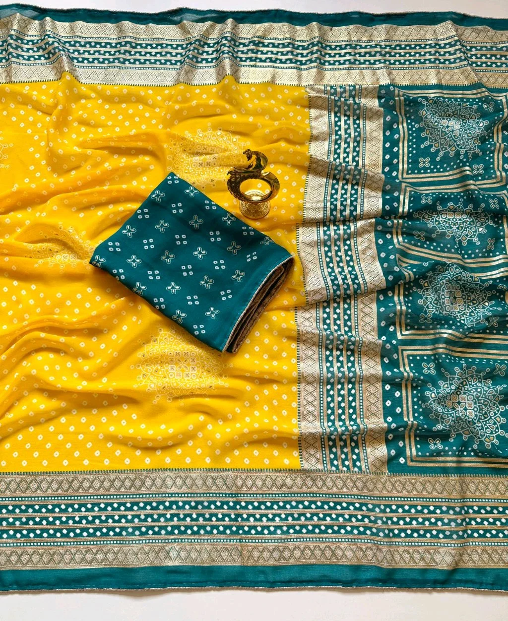 Moss Saree thumbnail 3
