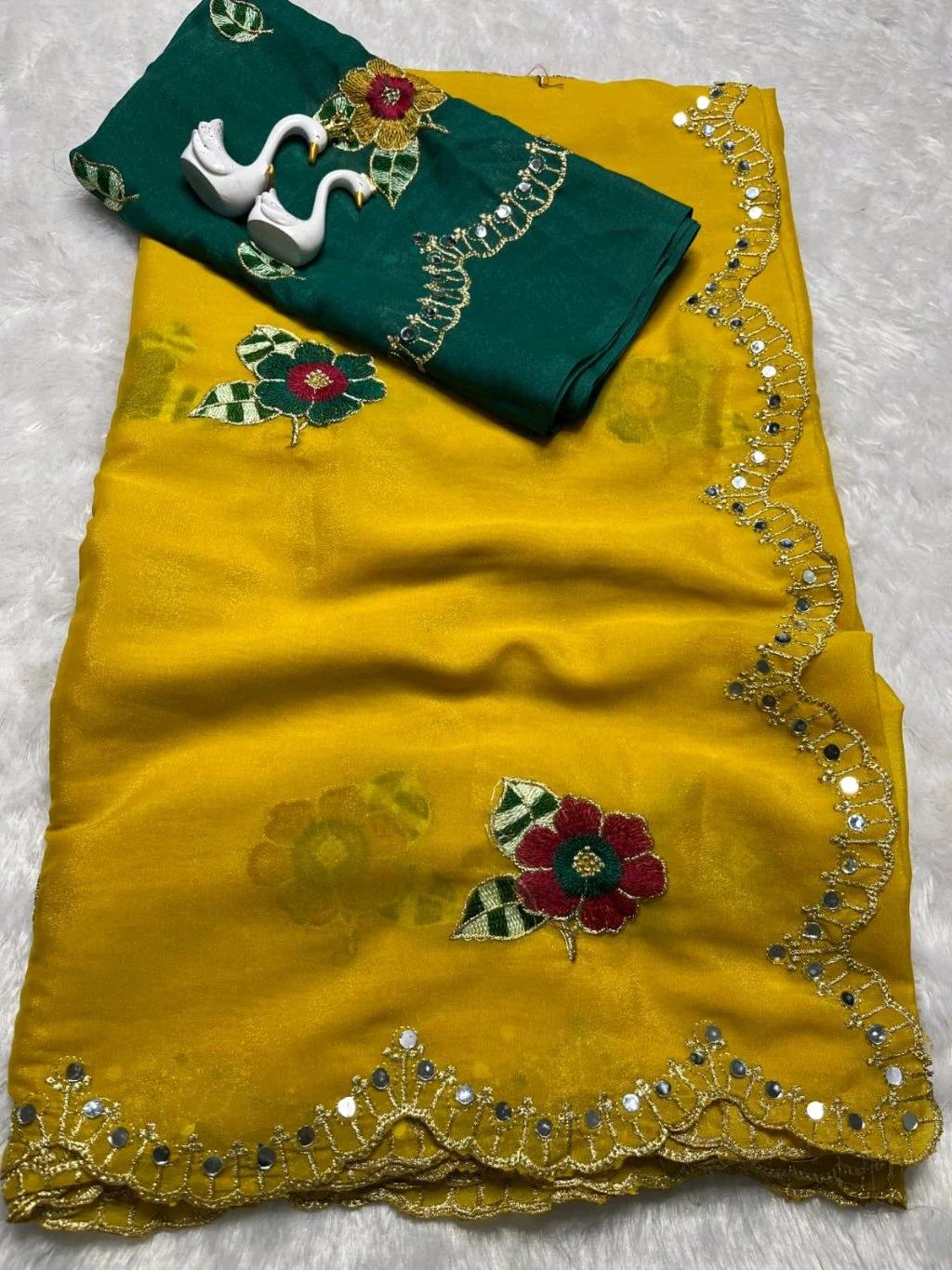 Soft Rangoli Saree 2