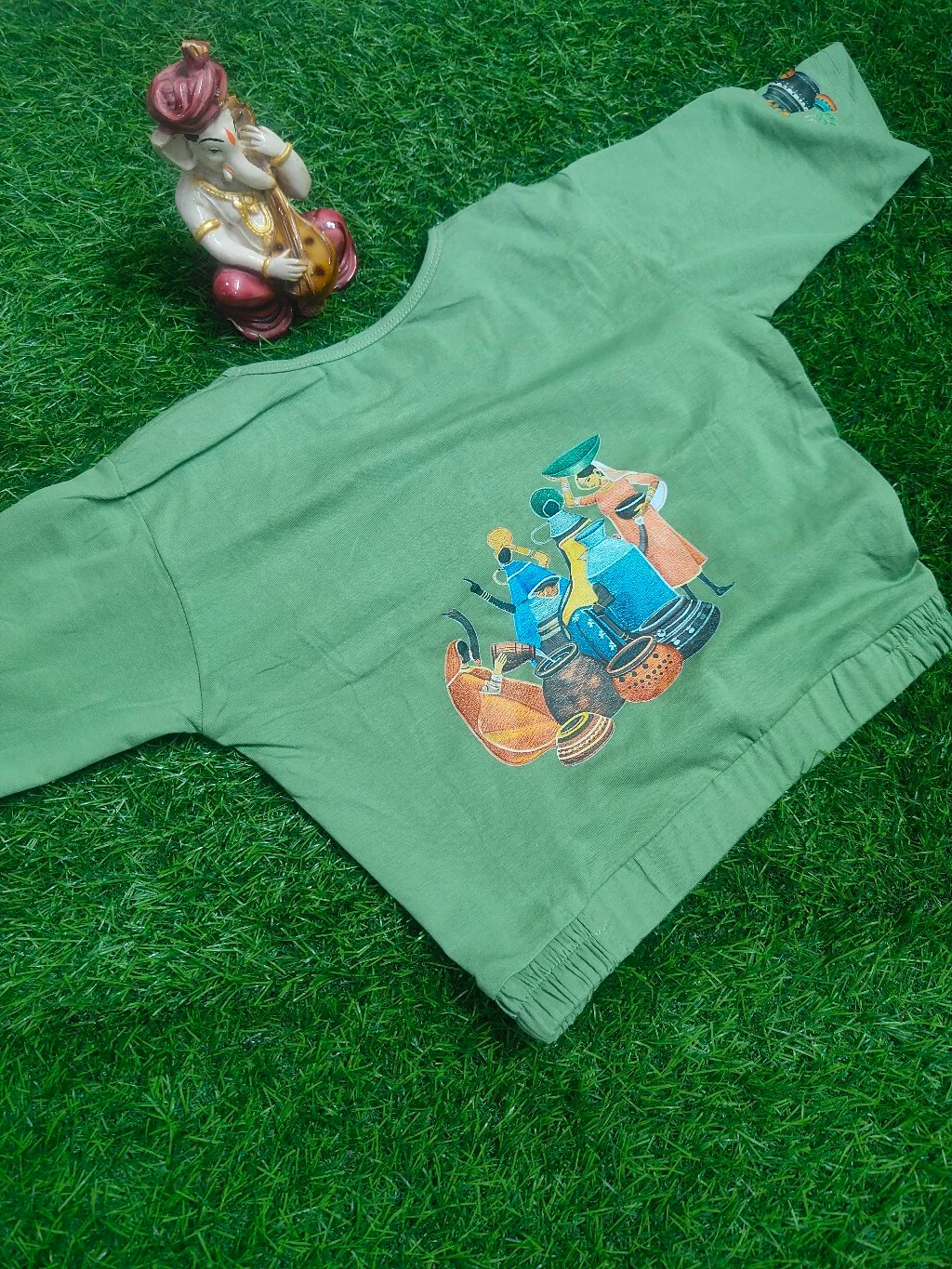 Digital Print StrecthableBlouse - Variant 5