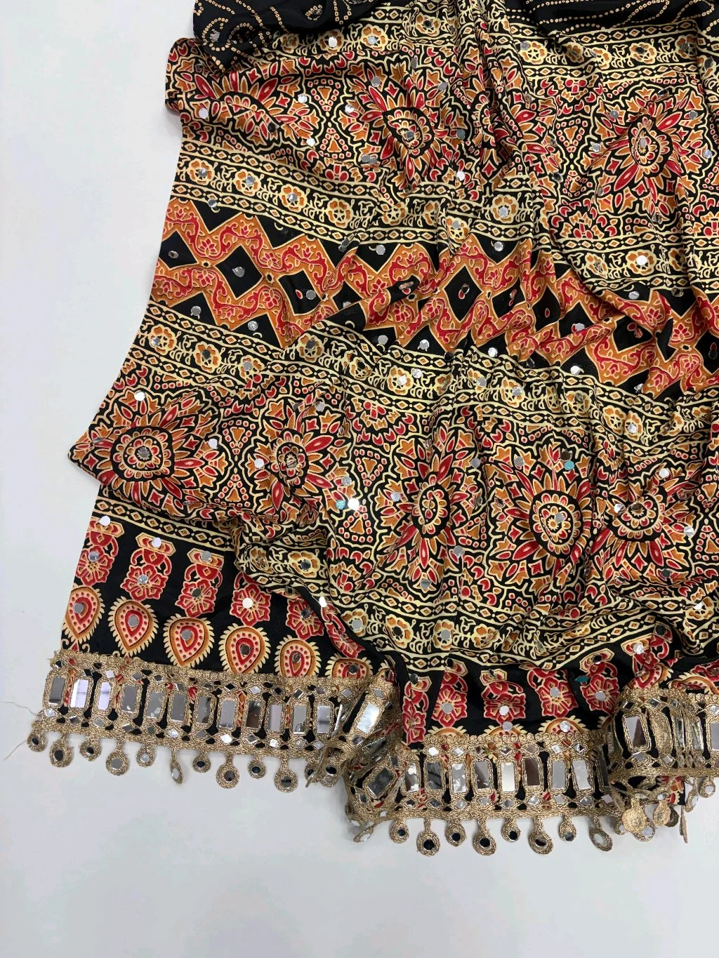 Pure Arjakh Satin Saree thumbnail 7