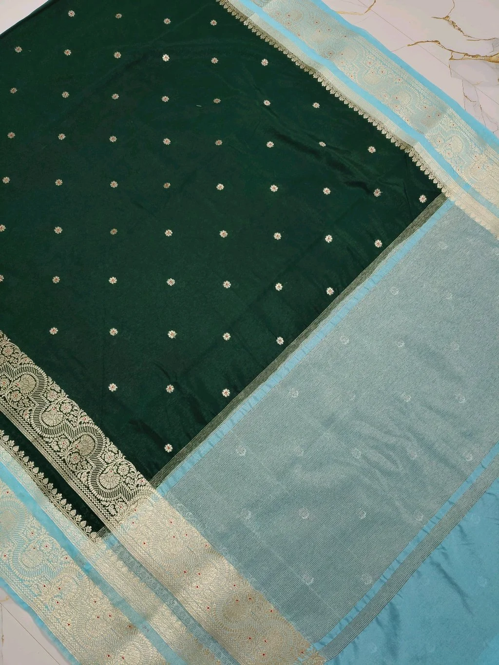 Katan Raw Mango Bananas Sarees thumbnail 4