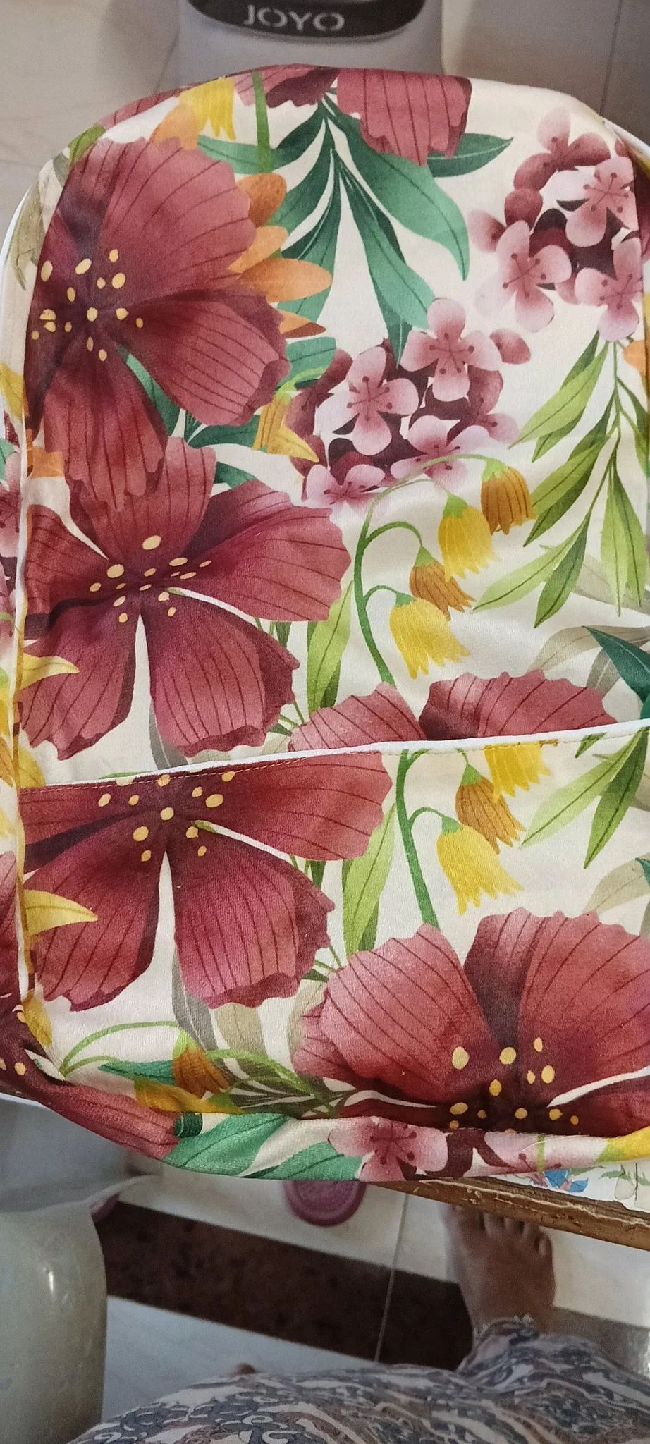 Floral Print Fabric Backpack 3