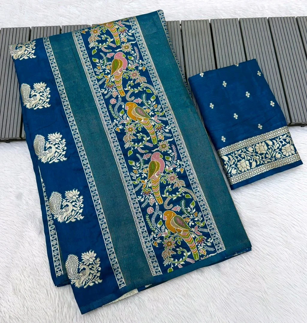 Rich Crepe Khadi Sarees 1
