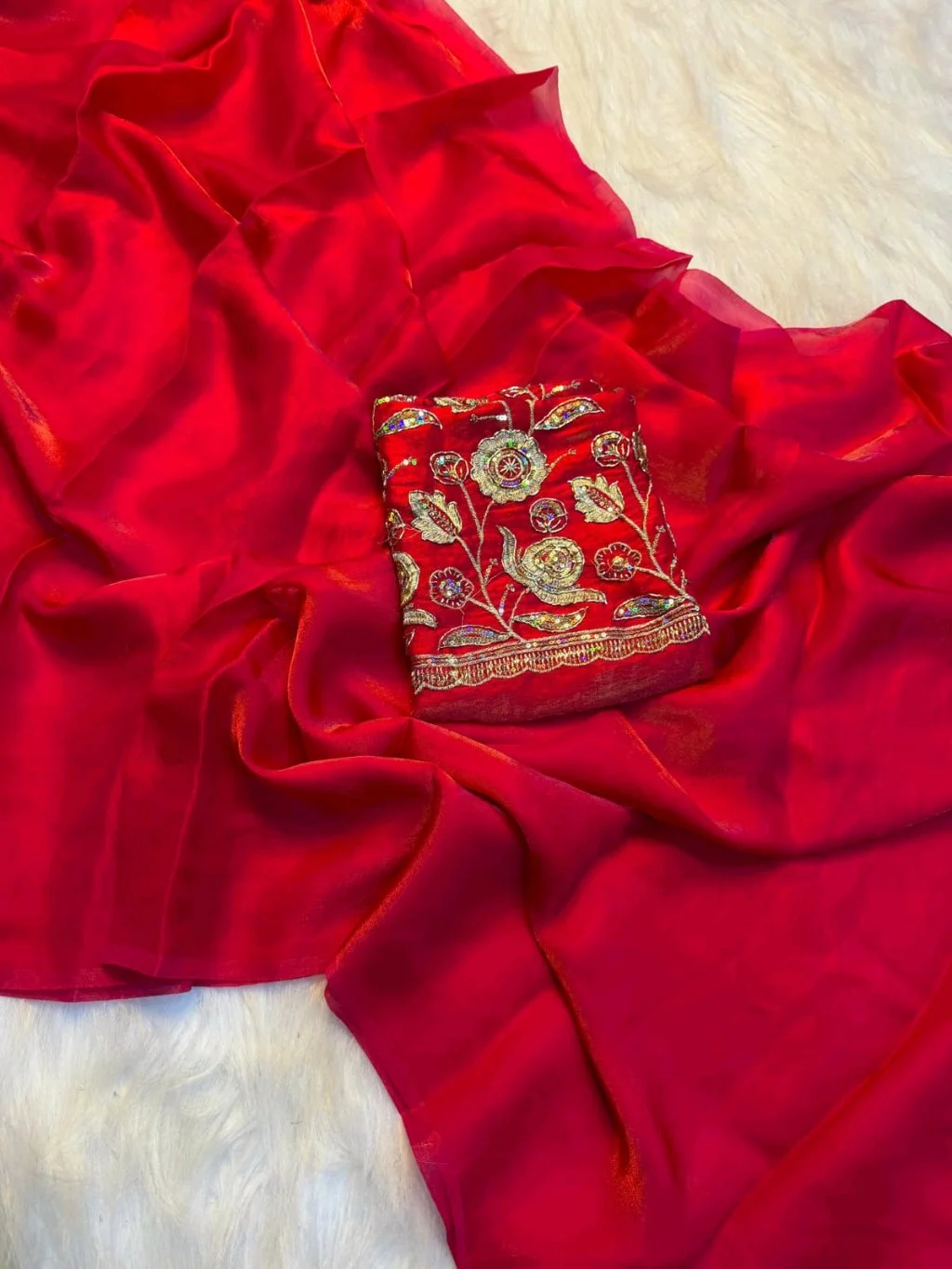 Two Tone Space Silk Fabric 2