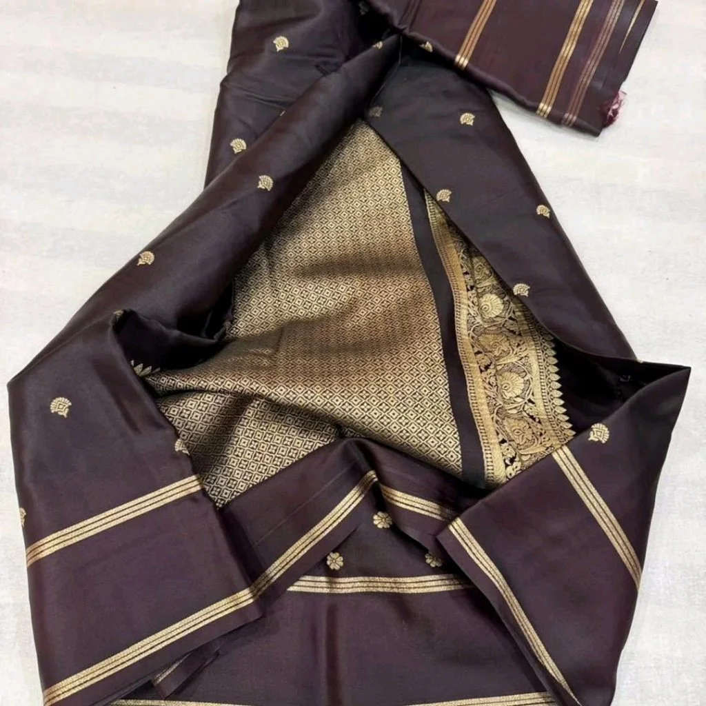 Banarasi Handloom Semi Georgette Sarees 10