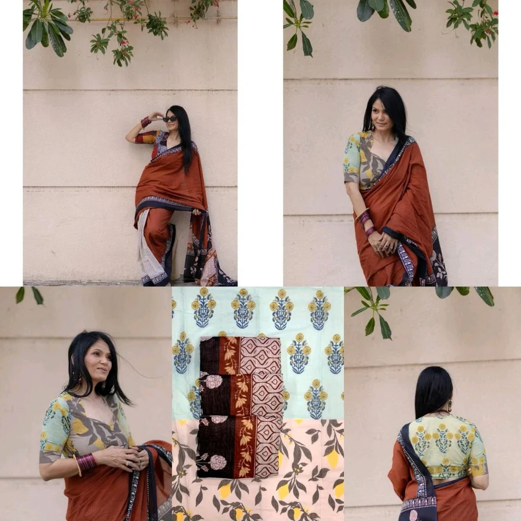 Linen Cotton Sarees 6