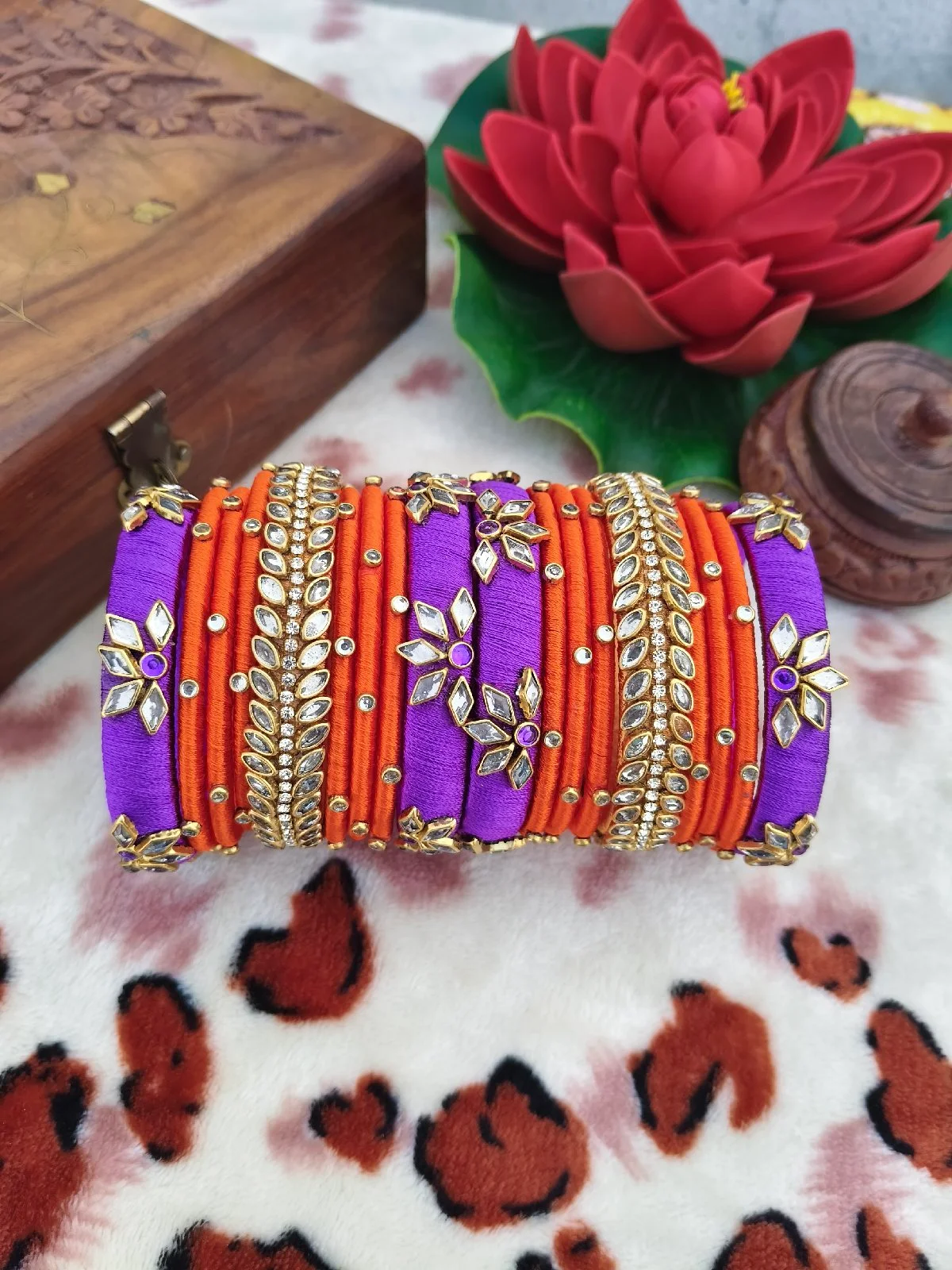 Silk thread bangles