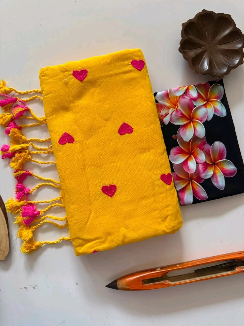 Khadi Embroidery Saree 8