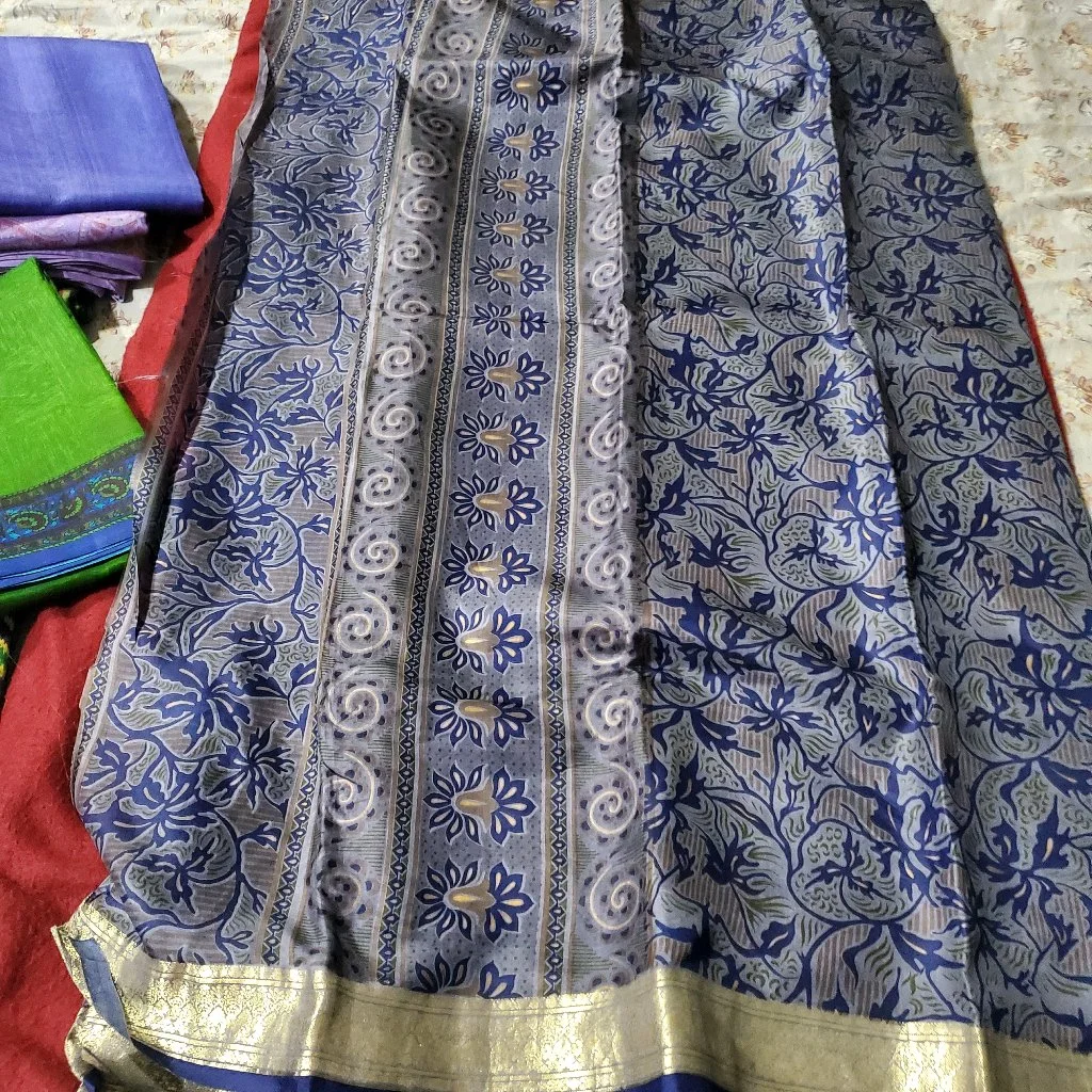 Pure Silk Saree 100 Count thumbnail 3