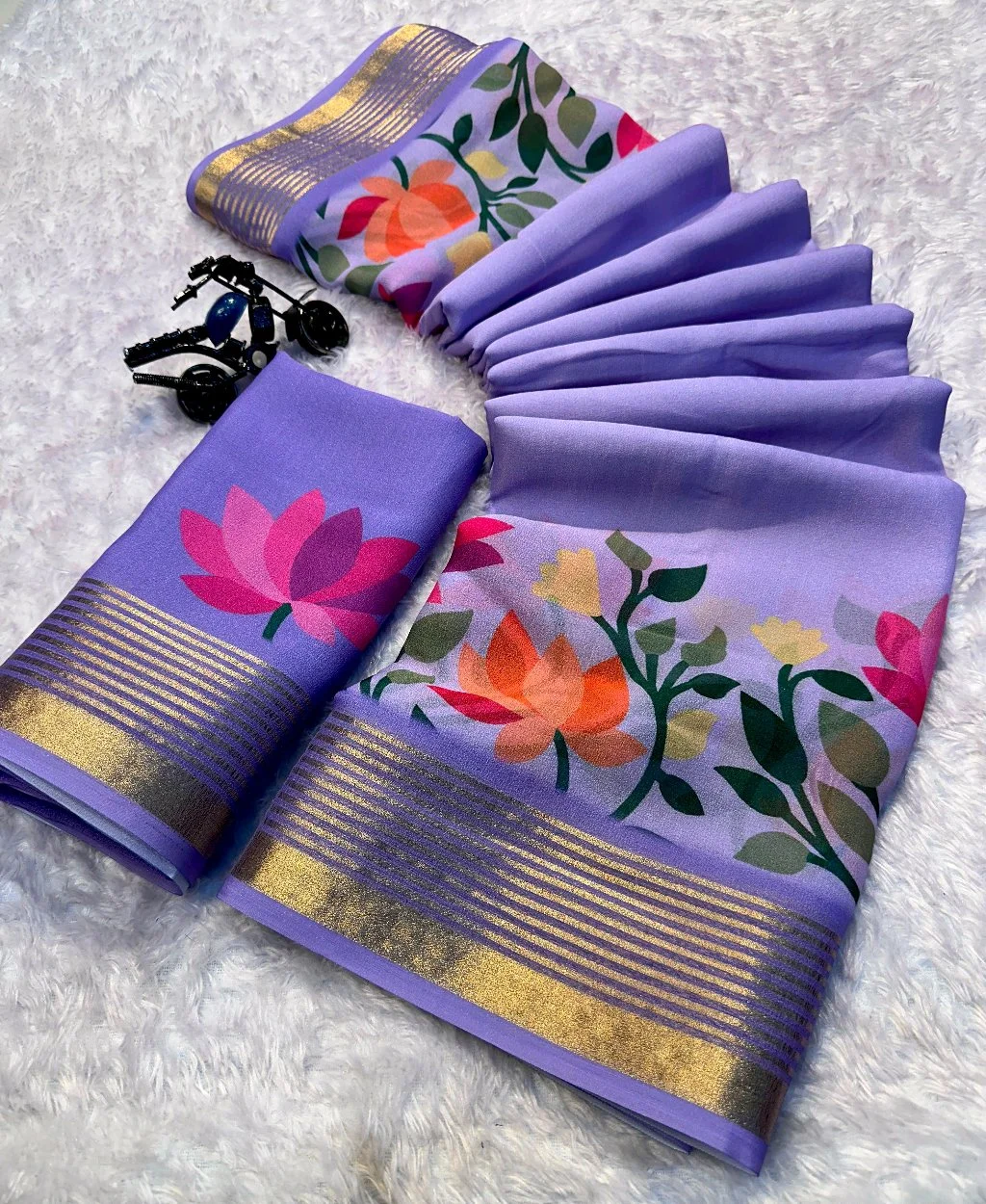 Sift Georgette Sarees thumbnail 3