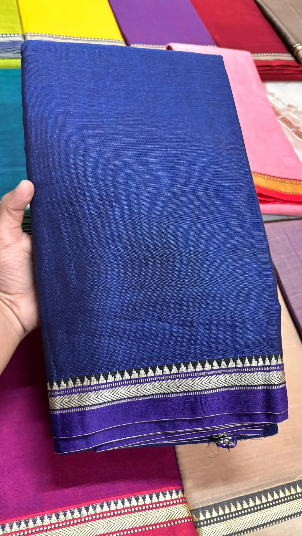 Narayan Peth Pure Cotton Saree thumbnail 4