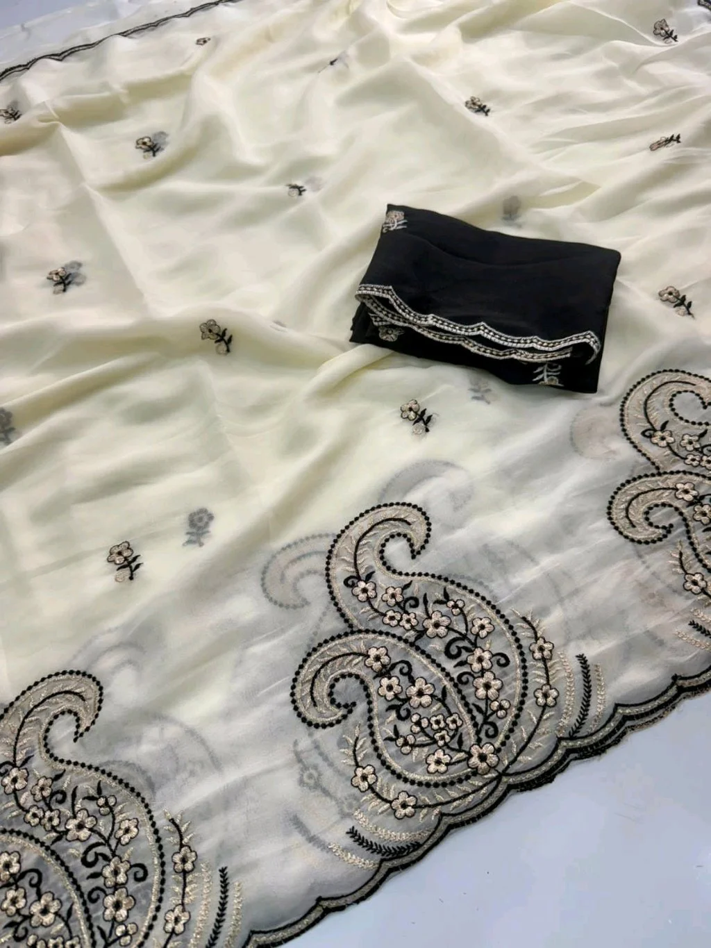 Embroidered Georgette Sarees 7