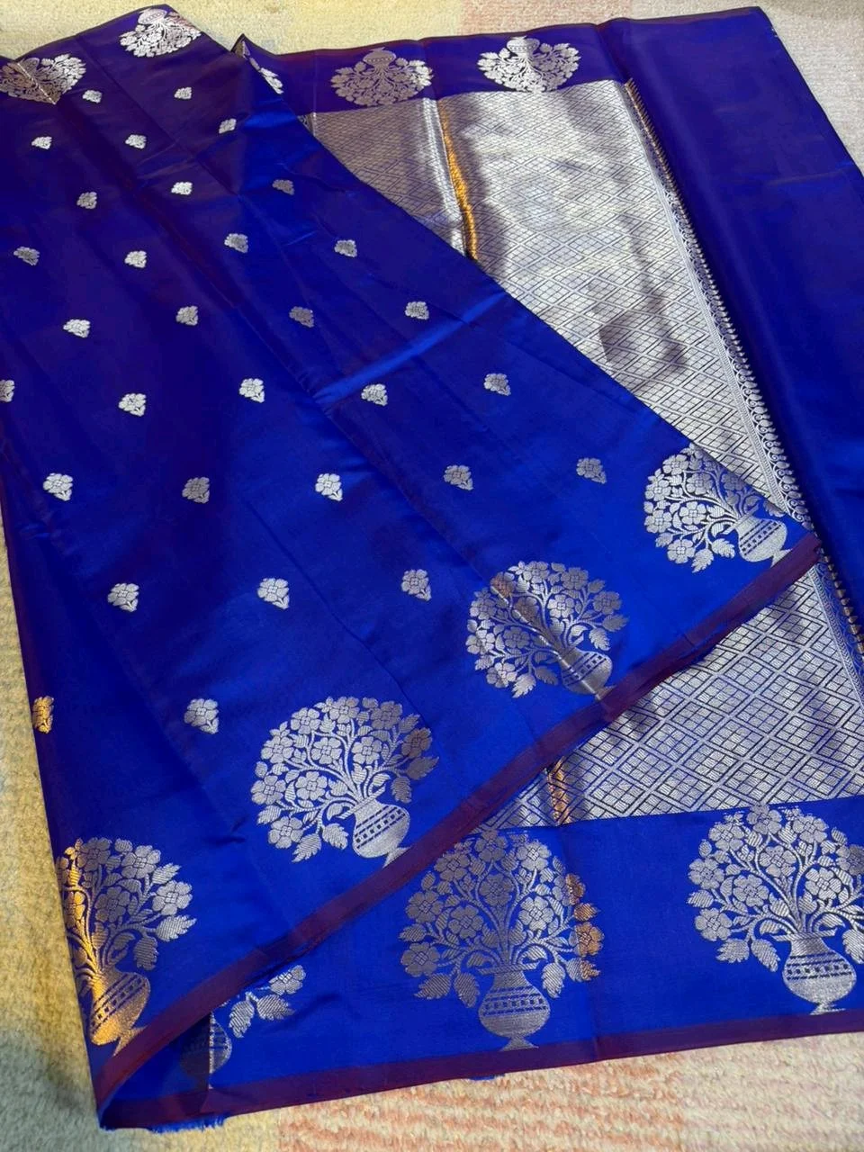 Semi Katan Soft Silk Sarees 8