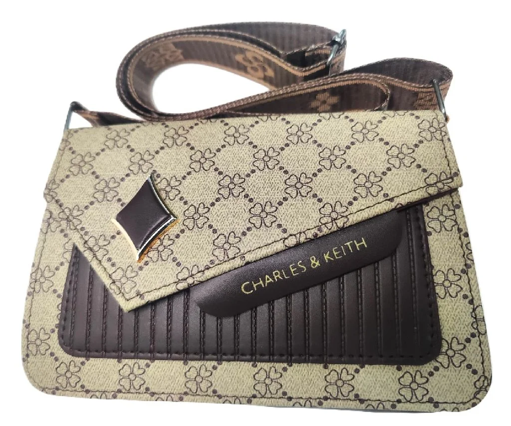 Charles & Keith Patterned Flap Sling Bag - Variant 5