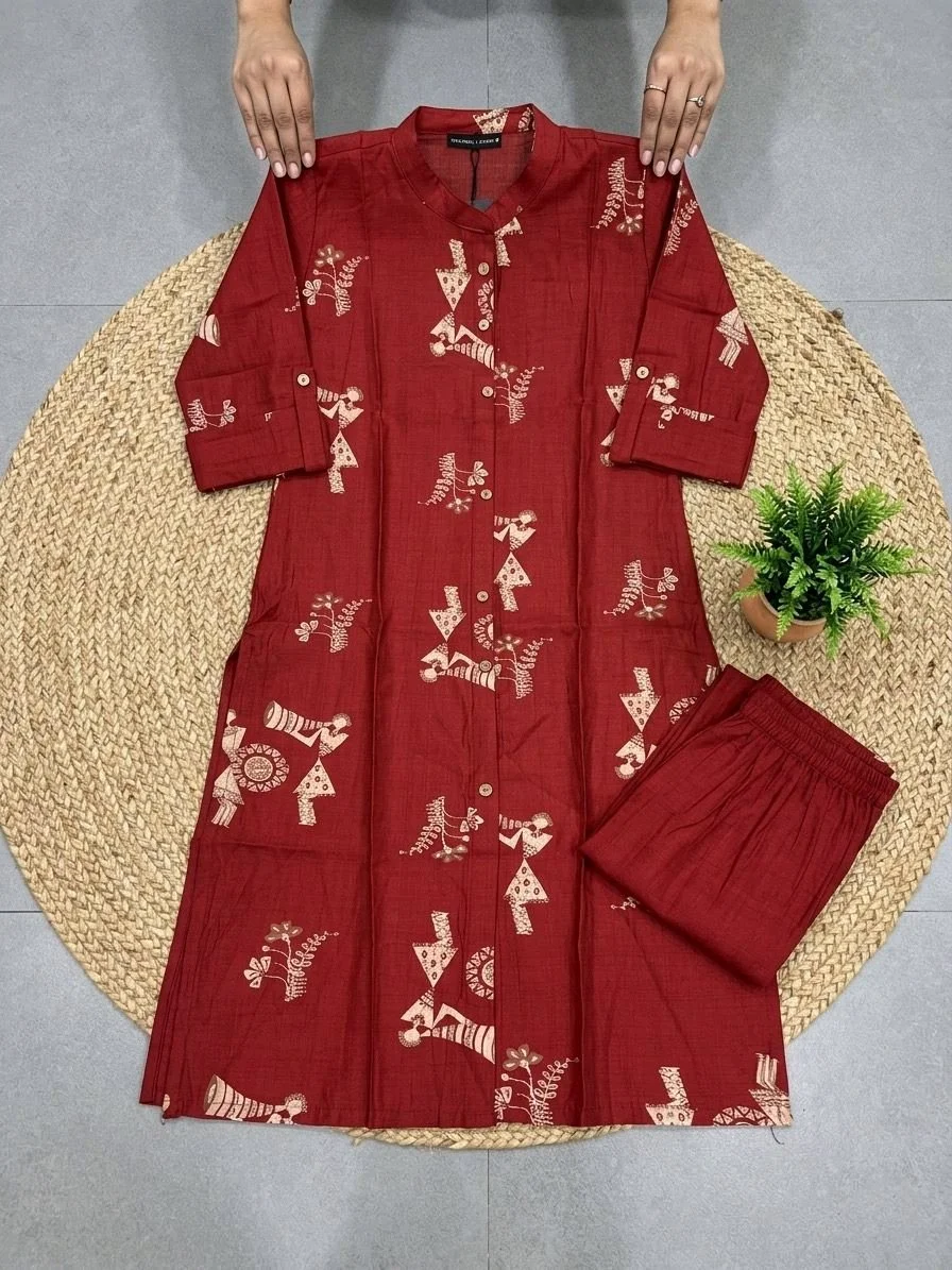 Floral Modal Kurta Set thumbnail 3