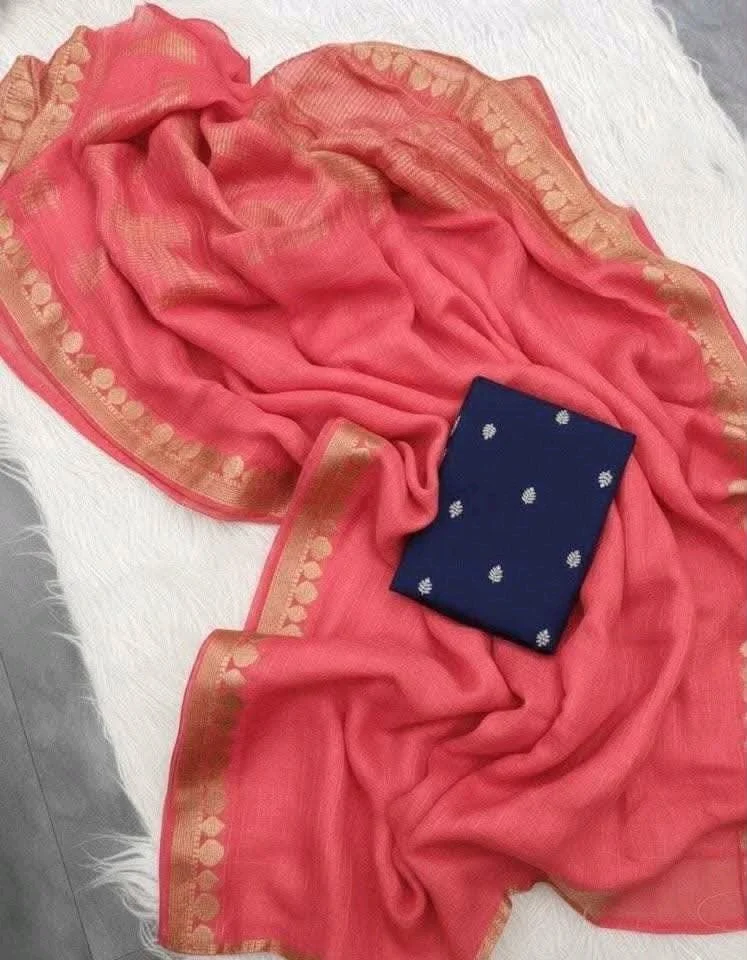 Viscose Georgette Saree 4