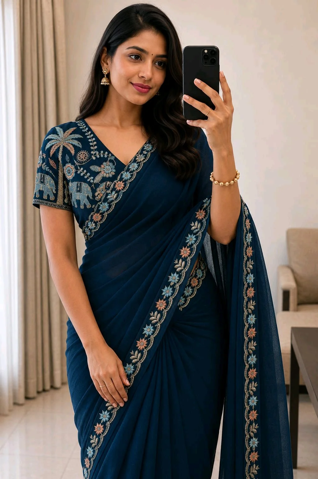 Star Georgette Sarees thumbnail 2