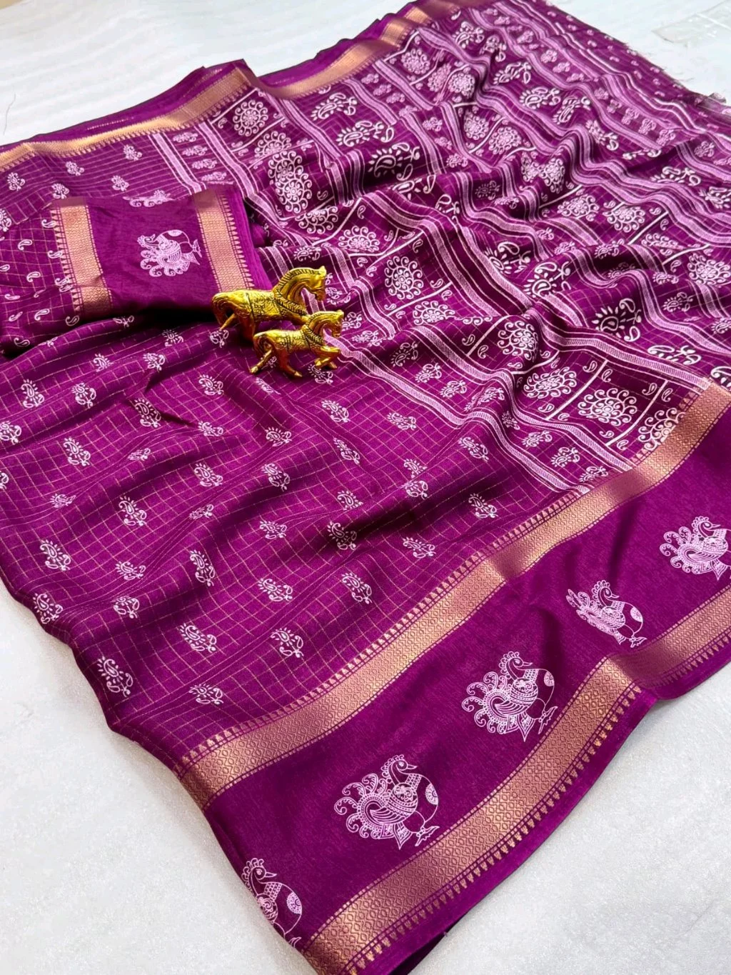 Muskmelloweaving Saree 6