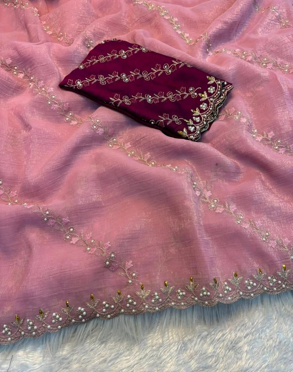 Soft Crunchy Saree 7