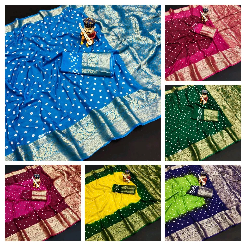 KANJIVARAM BANDHANI COLLECTION thumbnail 8