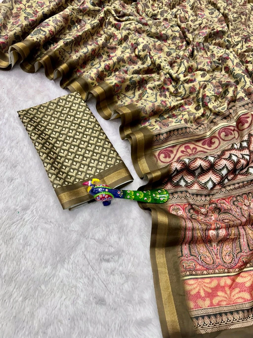 Mul Mul Cotton Digital Print Sarees thumbnail 6