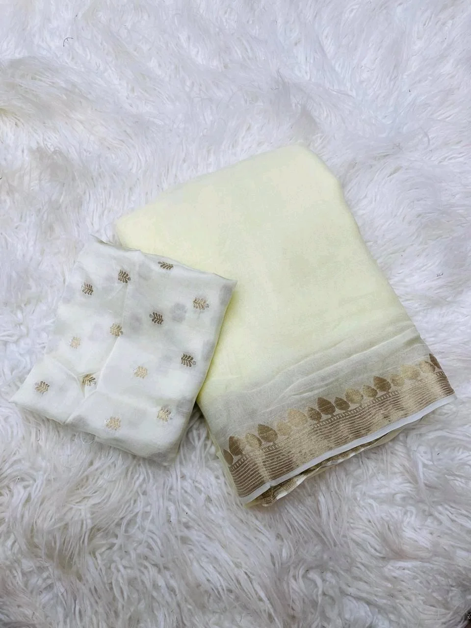 VISCOSE Georgette Saree 5