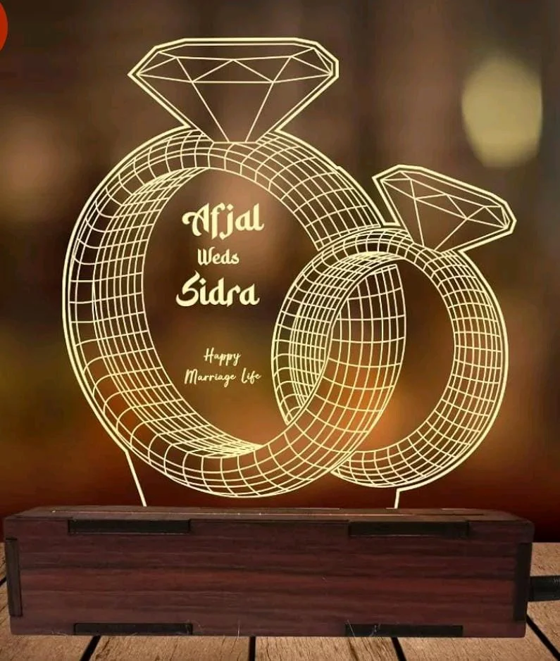 Customized Engagement Ring Acrylic Stand 6