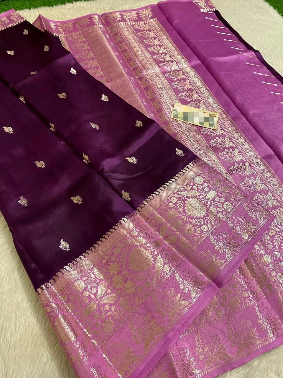 KATAN RAW MANGO SAREES thumbnail 2