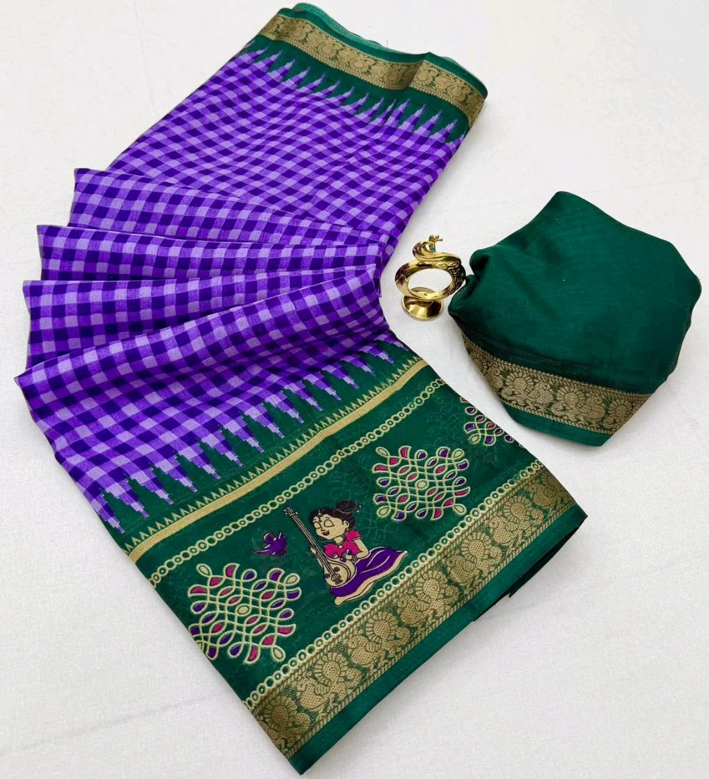 Heavy Dola Sarees thumbnail 3