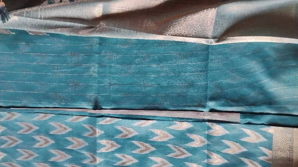 Pochampally ikkath cotton saree,
Which is very light weight and perfect drape to your body 2